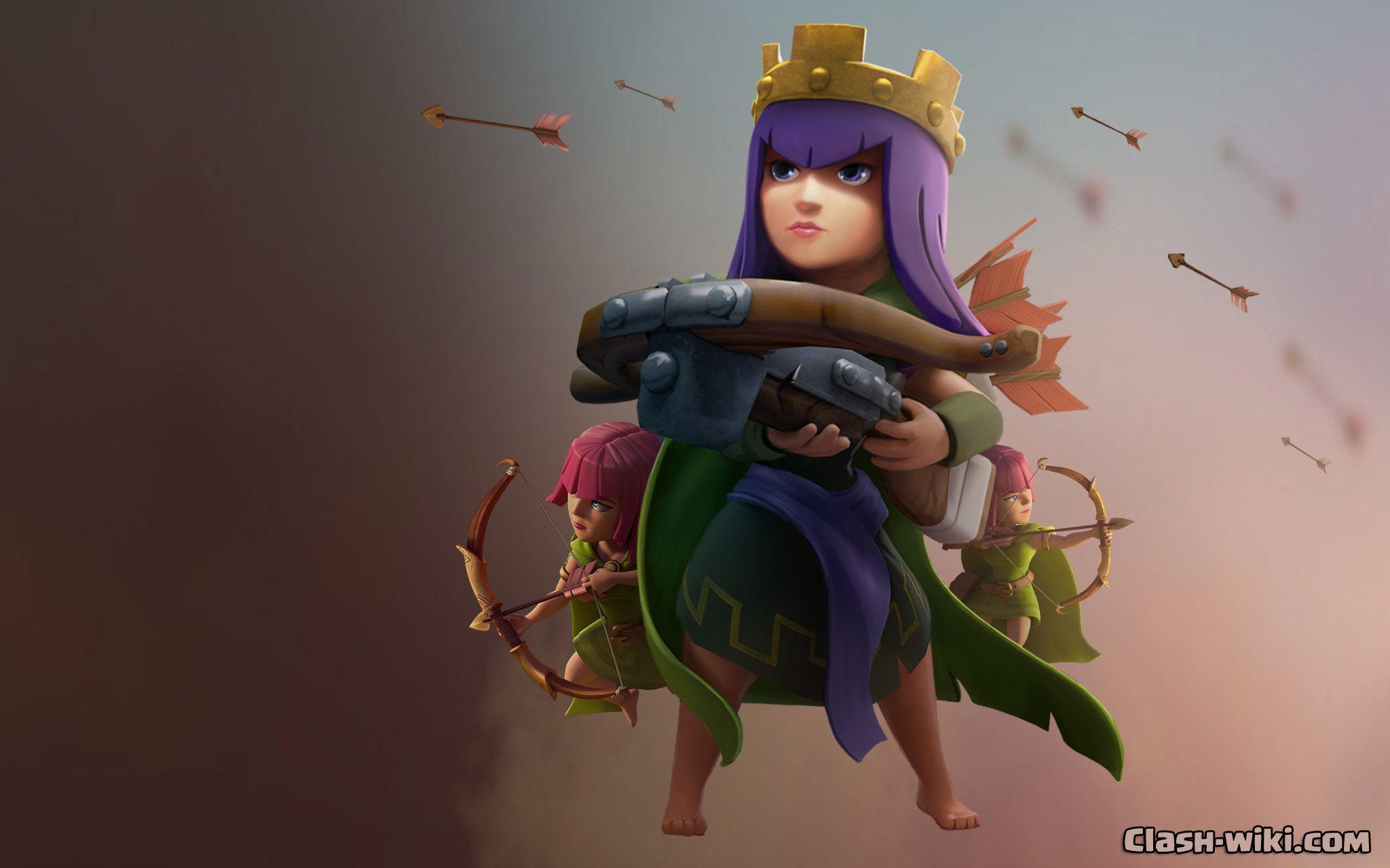 Clash Of Clans Archer Queen Levels