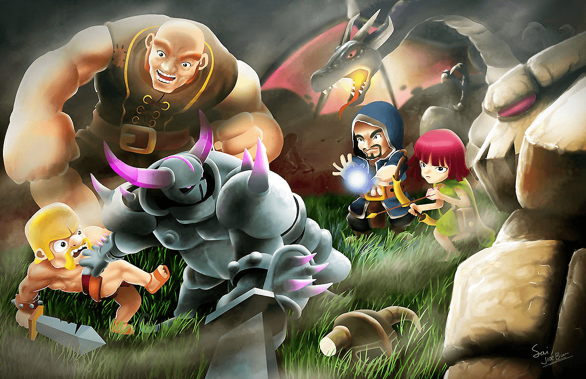 CoC Wallpapers Wallpaper Cave
