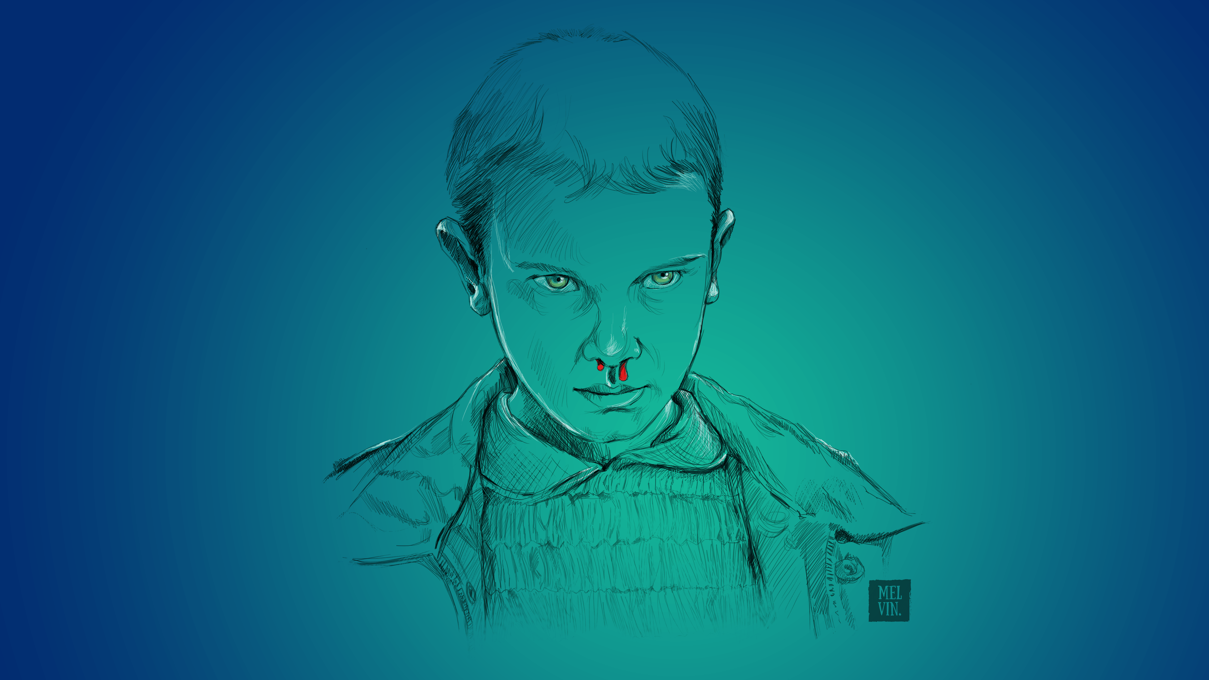 Stranger Things Eleven Wallpapers Wallpaper Cave