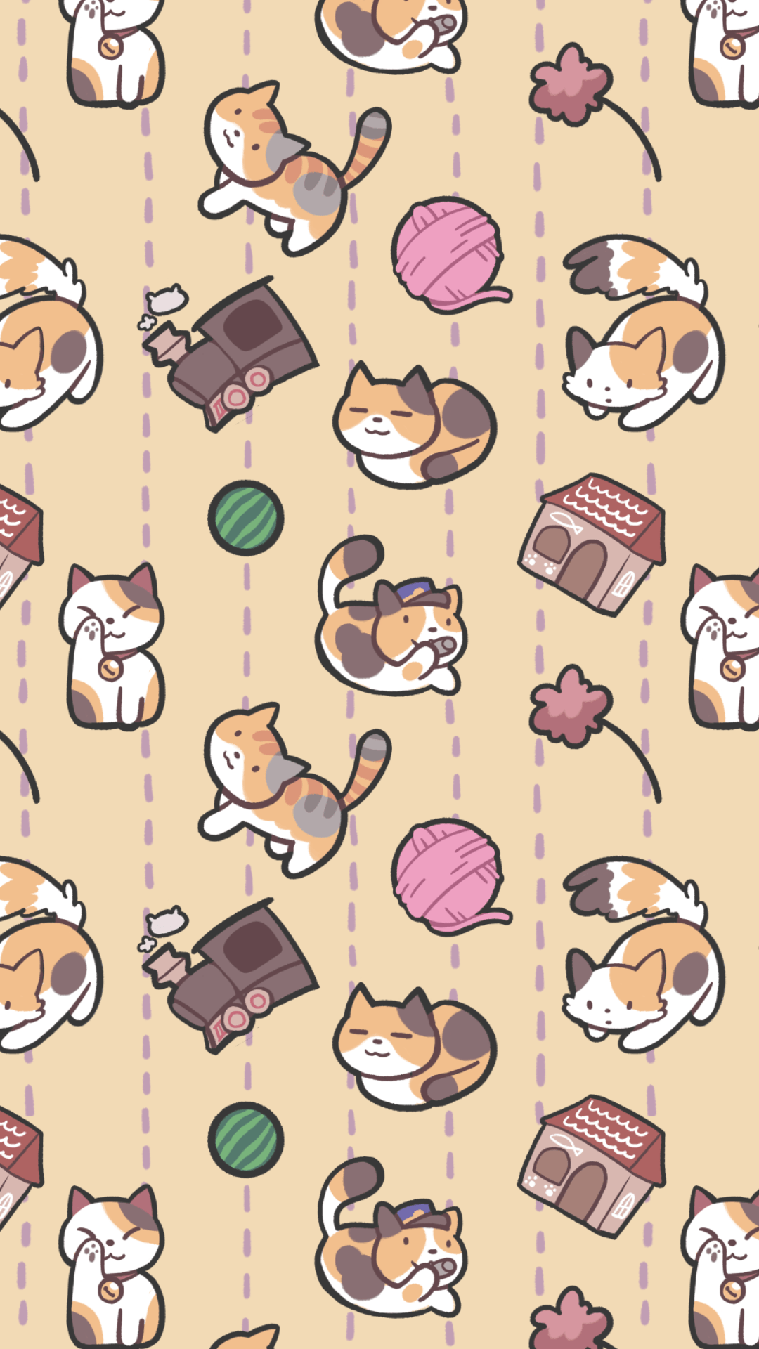 Neko Atsume Wallpapers Wallpaper Cave