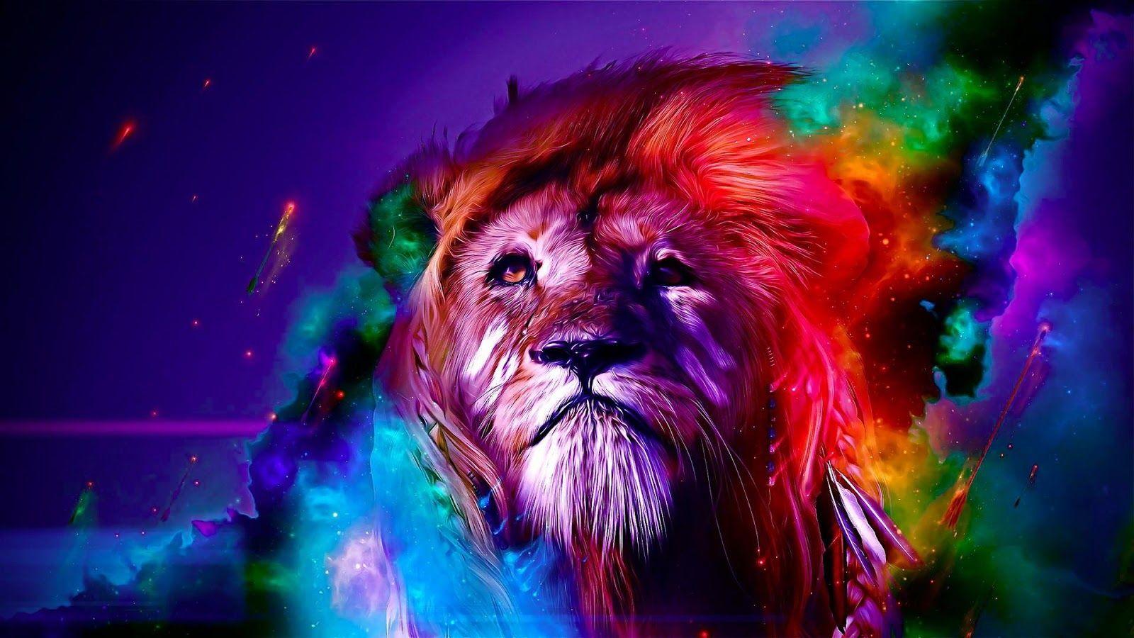 Rainbow Lion Wallpapers Wallpaper Cave