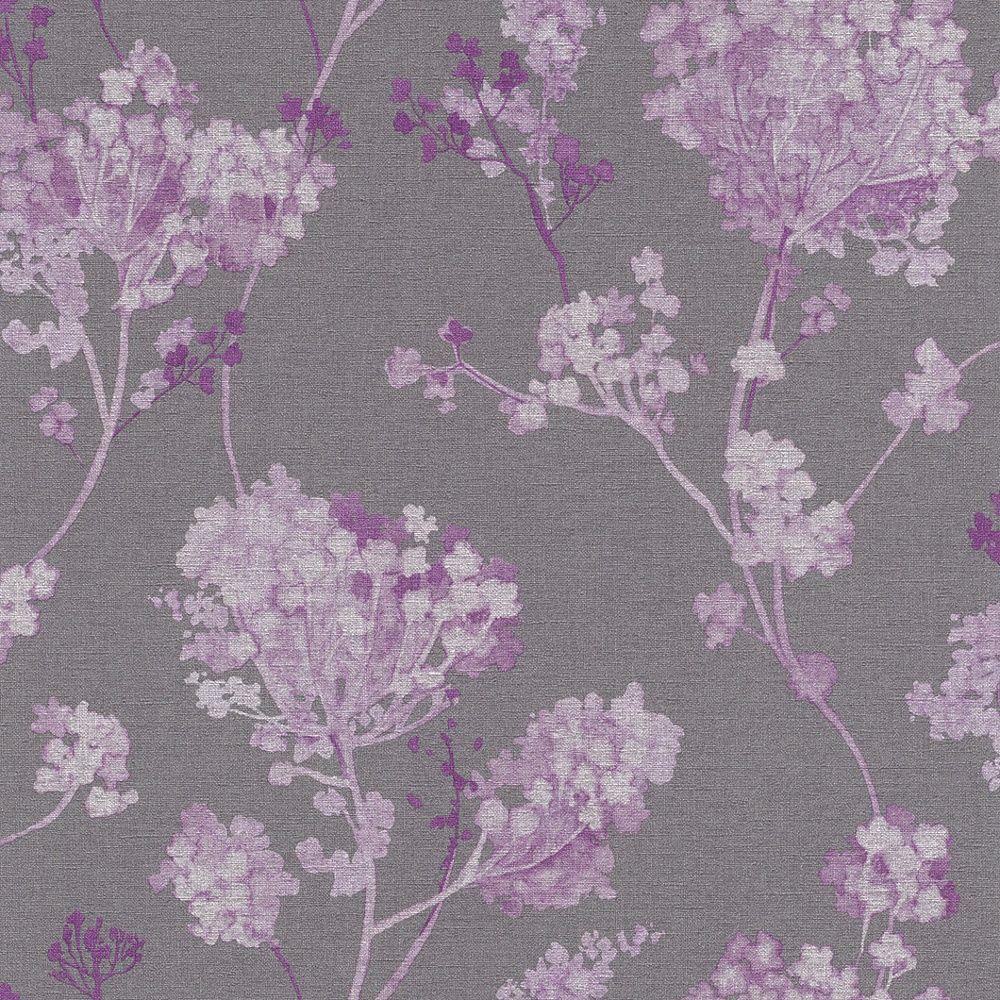 Lavender And Grey Wallpaper typikalempire