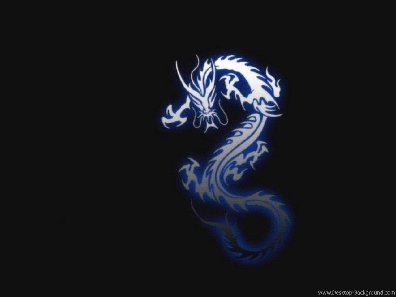 Black And Blue Dragon Wallpapers Wallpaper Cave