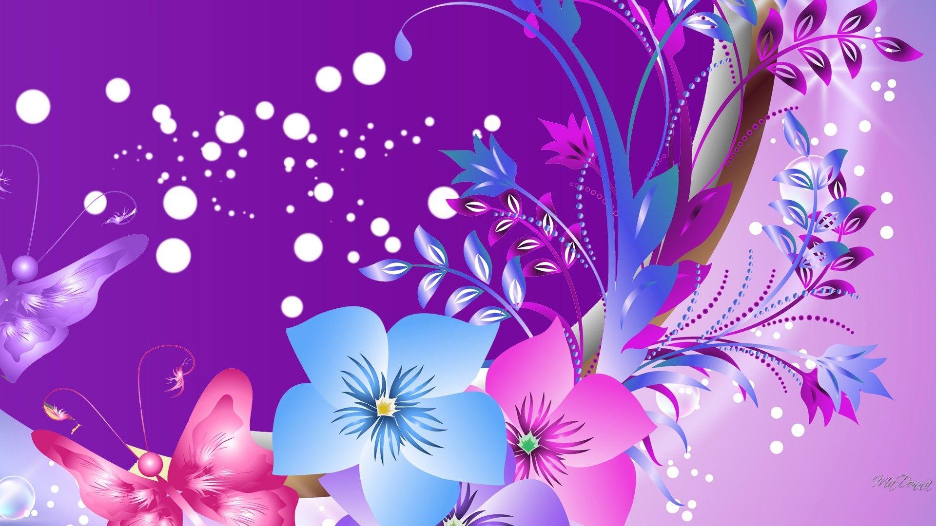Abstract Flower Wallpapers Wallpaper Cave