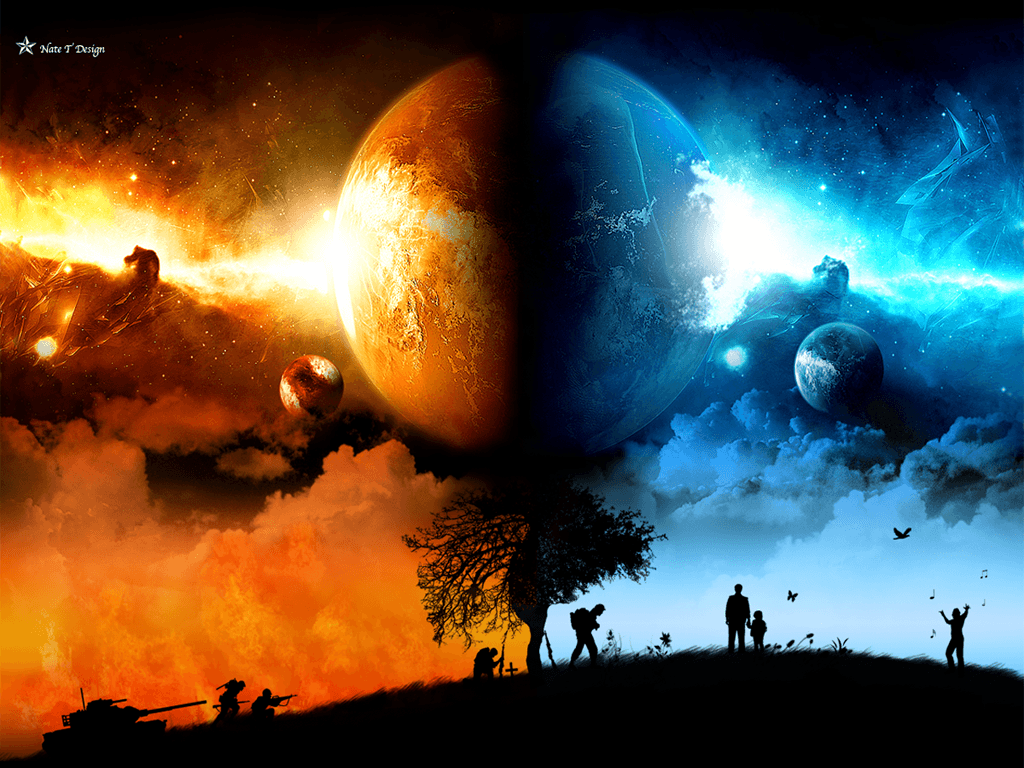 Heaven And Hell Wallpapers Wallpaper Cave