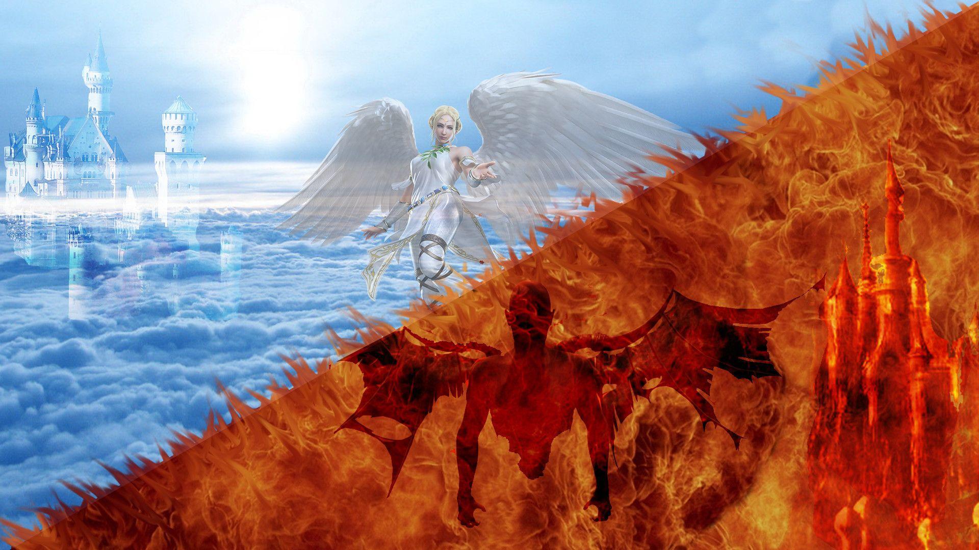 Heaven And Hell Wallpapers Wallpaper Cave