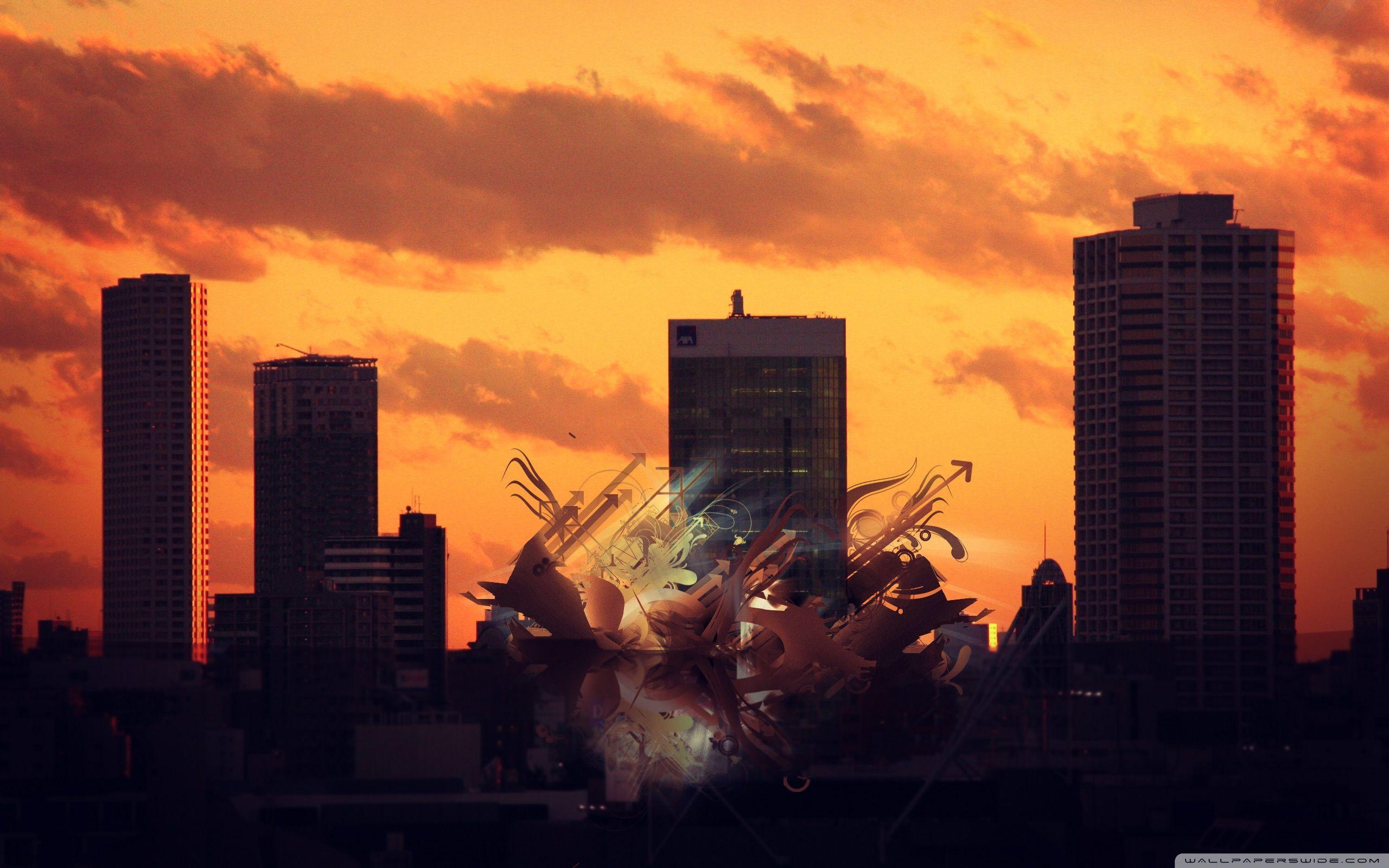 Abstract City Wallpapers Wallpaper Cave