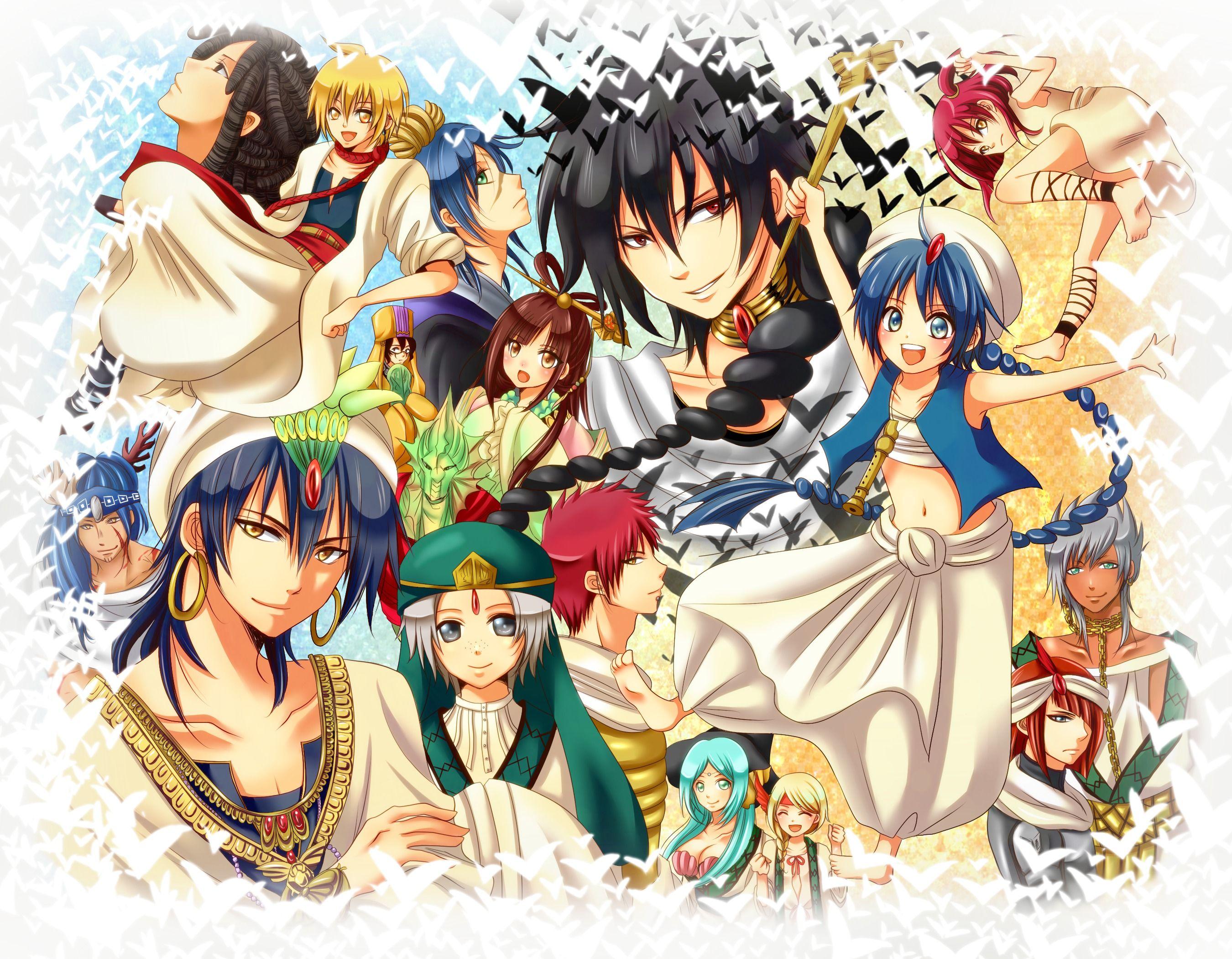 Magi The Labyrinth Of Magic Wallpapers Wallpaper Cave