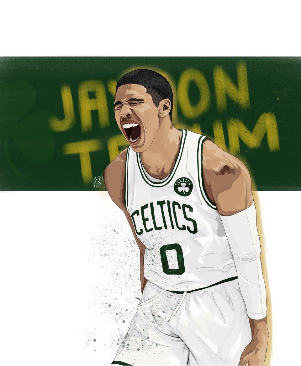 7 Jayson Tatum Wallpaper Cartoon Jayson tatum card, on artstation at