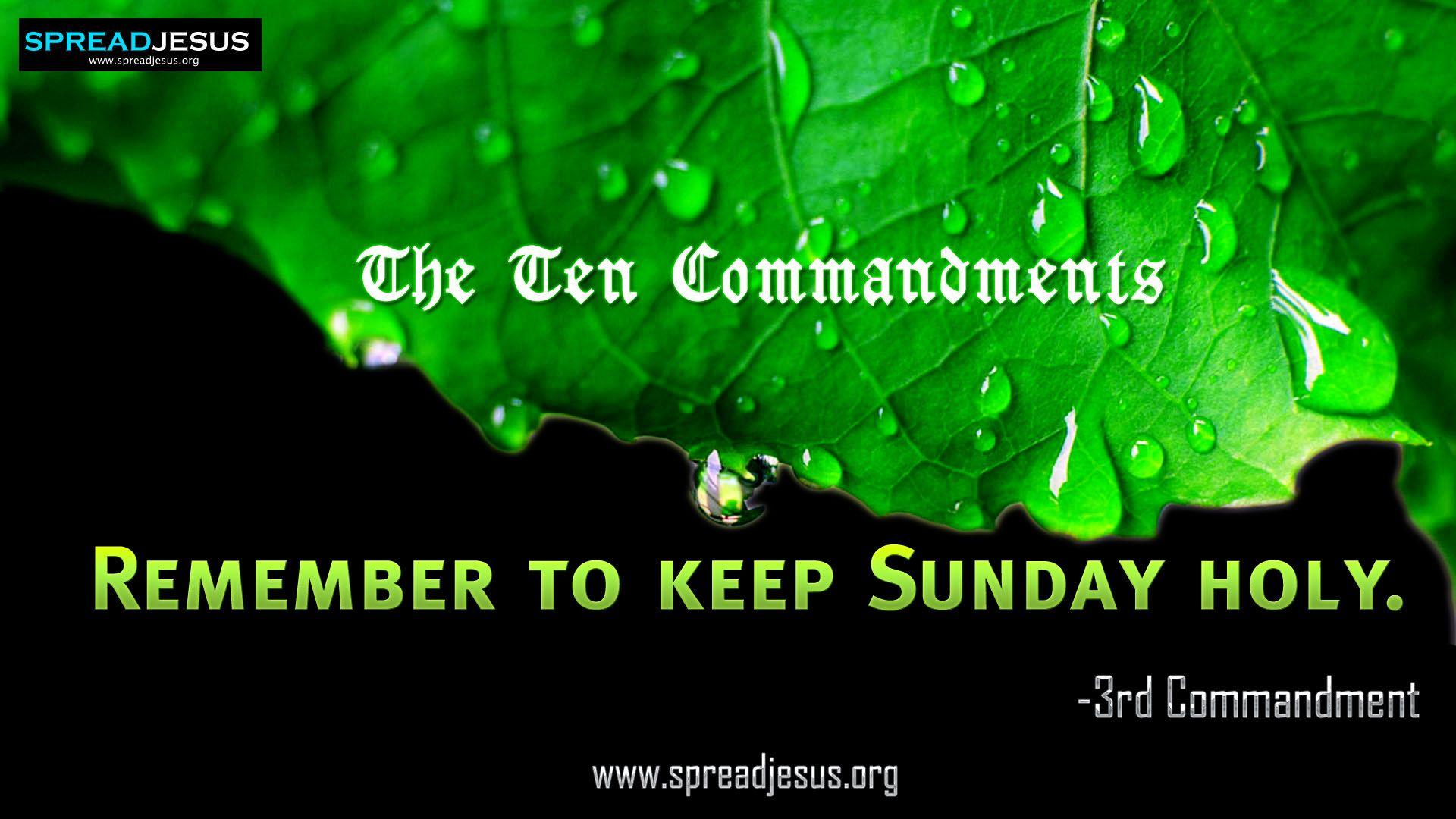 The Ten Commandments Wallpaper