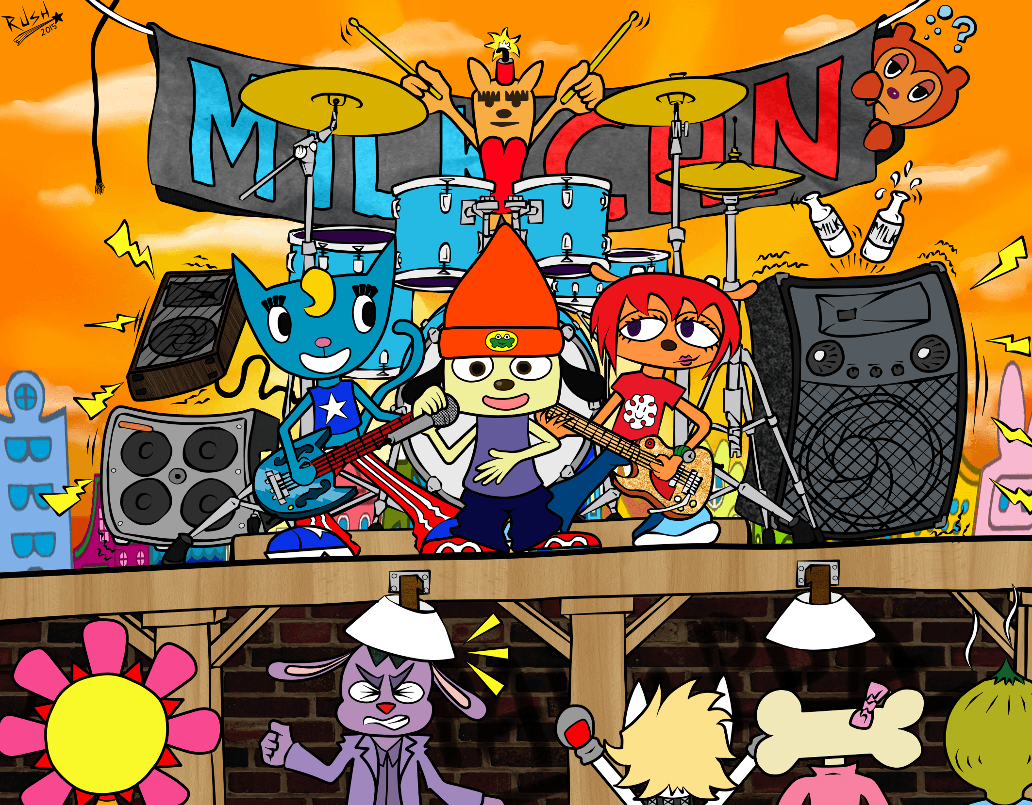 PaRappa The Rapper Wallpapers Wallpaper Cave
