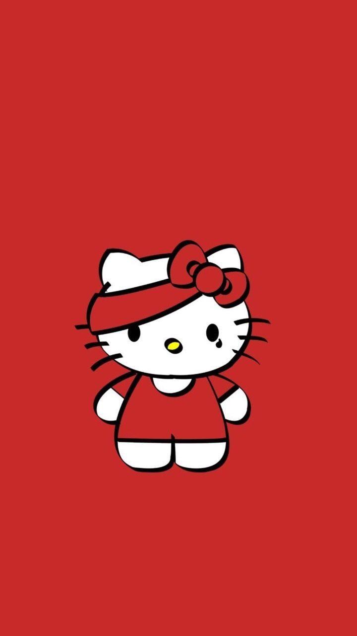Red Hello Kitty Wallpapers Wallpaper Cave