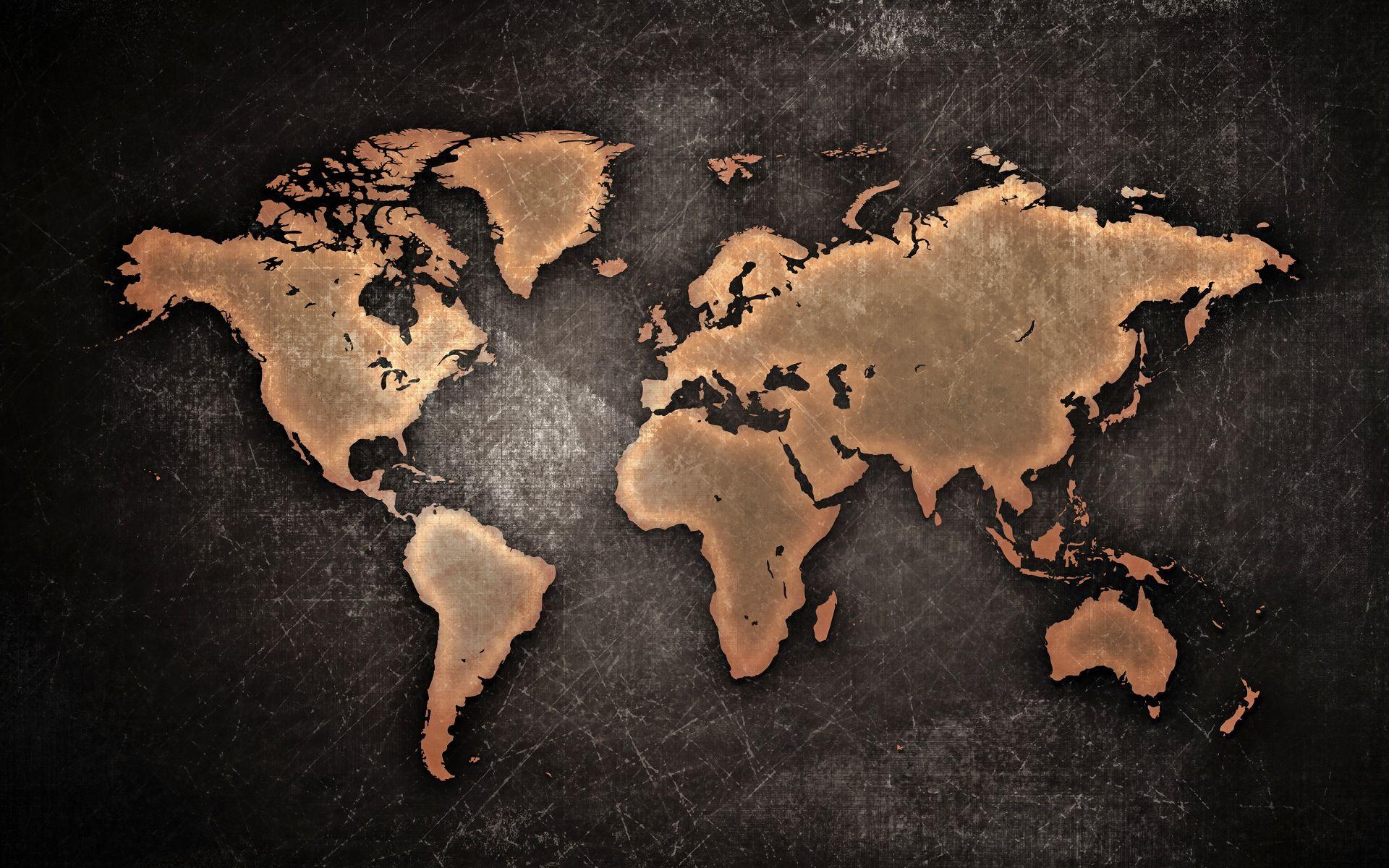 World Map Wallpapers High Resolution Wallpaper Cave