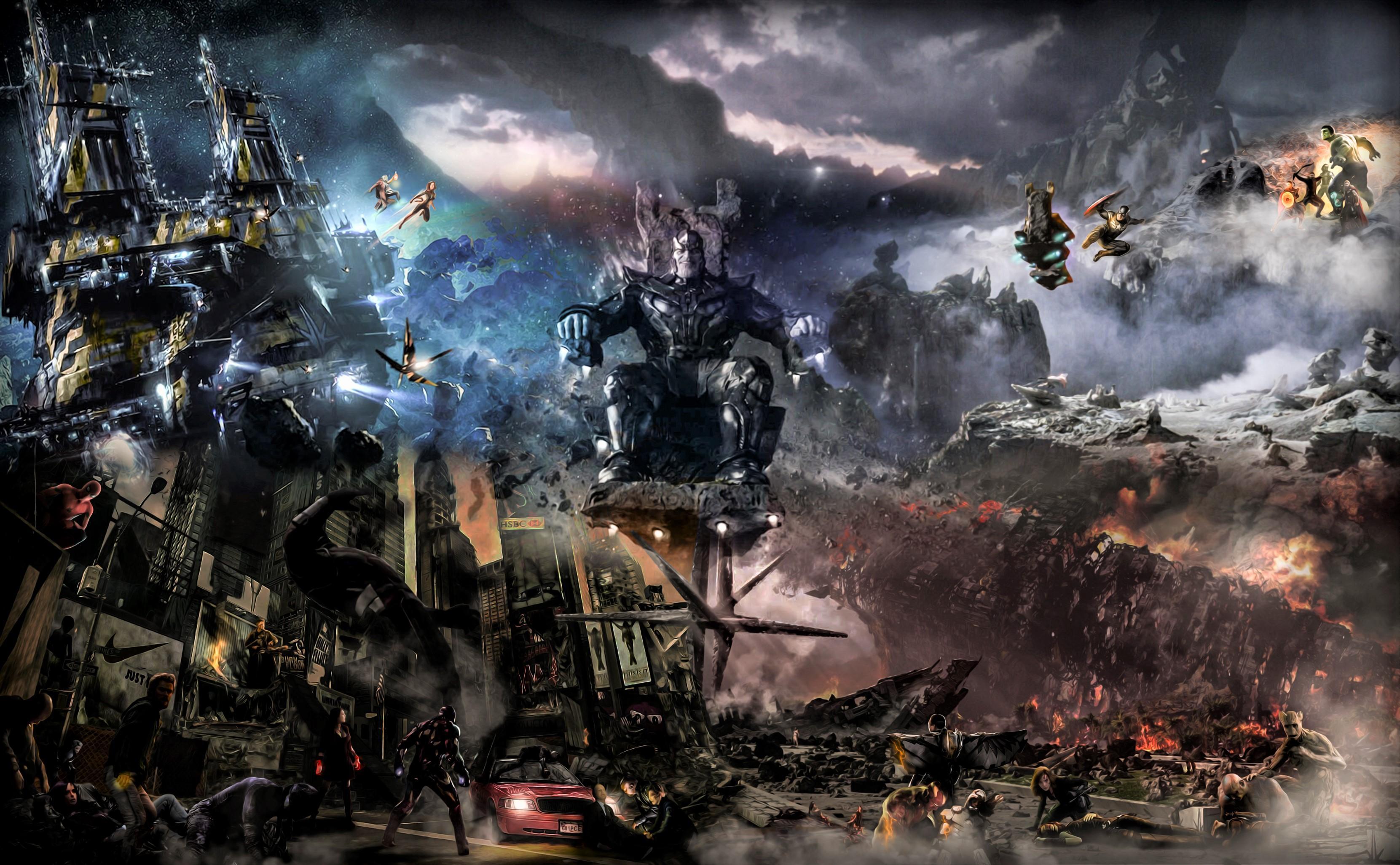 Thanos Black Order Wallpapers Wallpaper Cave