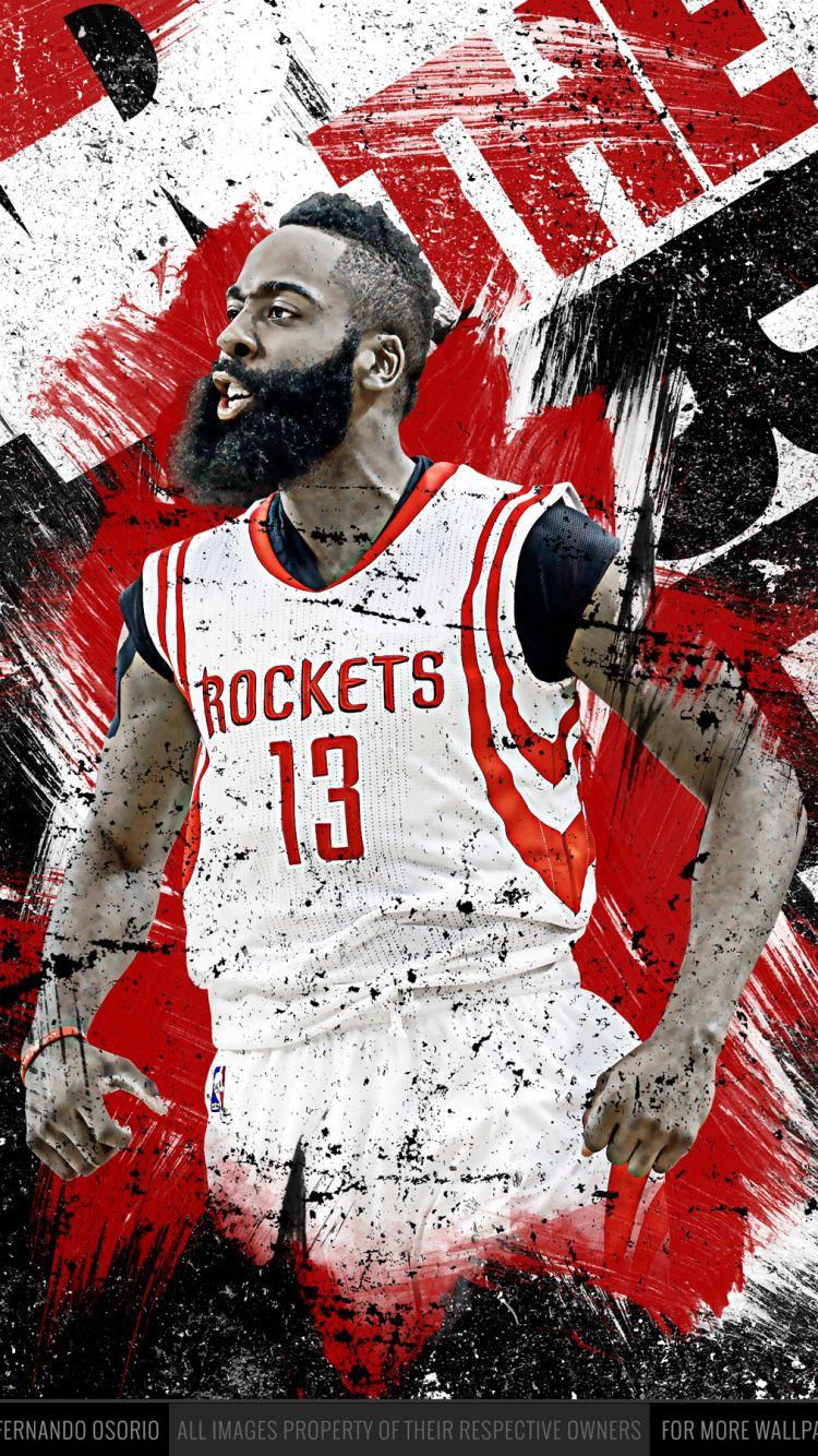 Houston Rockets James Harden Wallpapers Wallpaper Cave