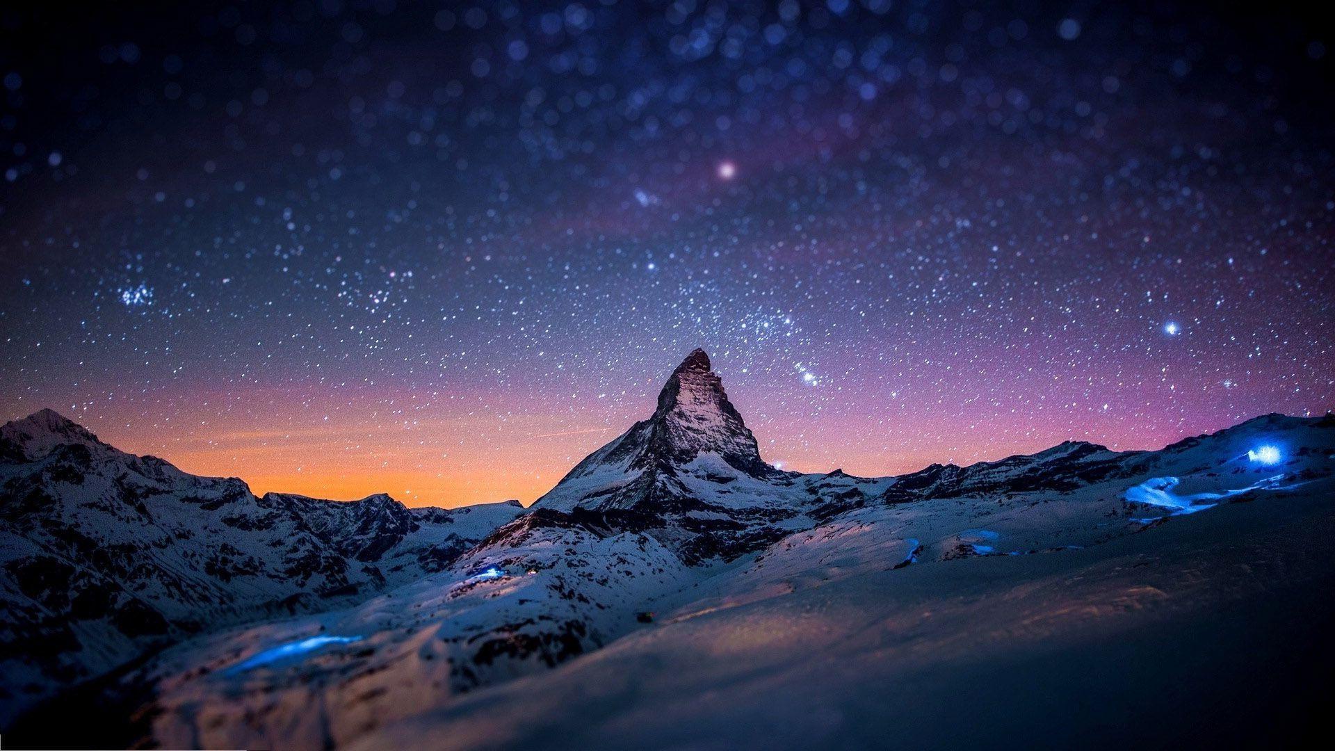 Night Mountain Wallpapers Wallpaper Cave