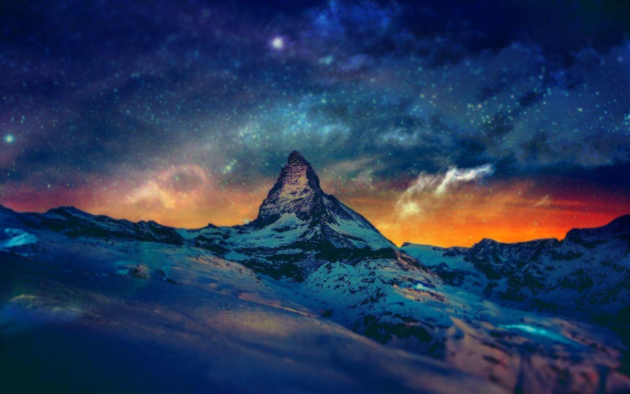 Night Mountain Wallpapers Wallpaper Cave