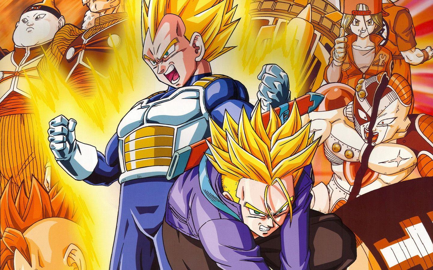 Vegeta And Trunks Wallpapers Wallpaper Cave