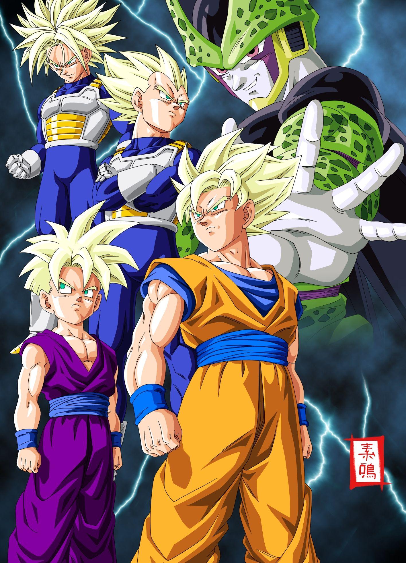 Vegeta And Trunks Wallpapers Wallpaper Cave