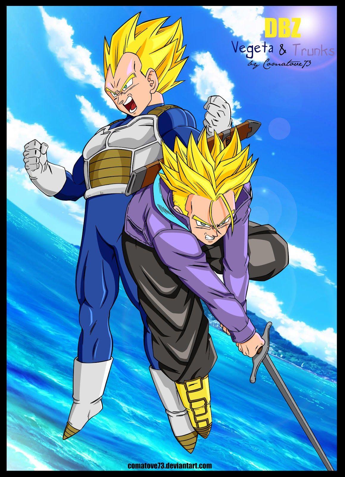 Vegeta And Trunks Wallpapers Wallpaper Cave