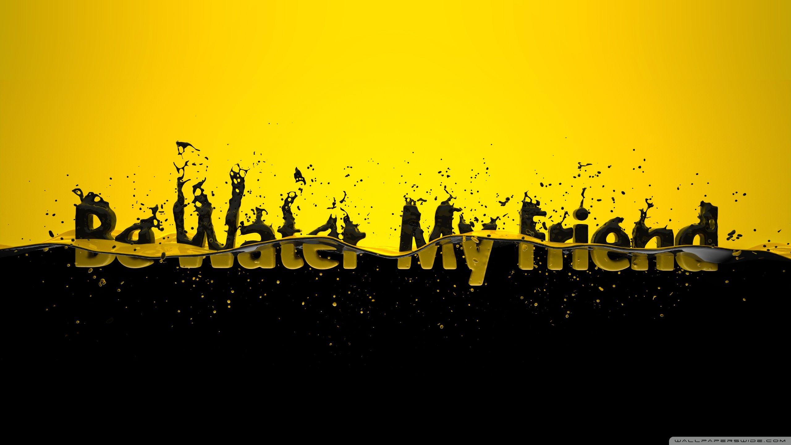 Yellow And Black Wallpapers Wallpaper Cave