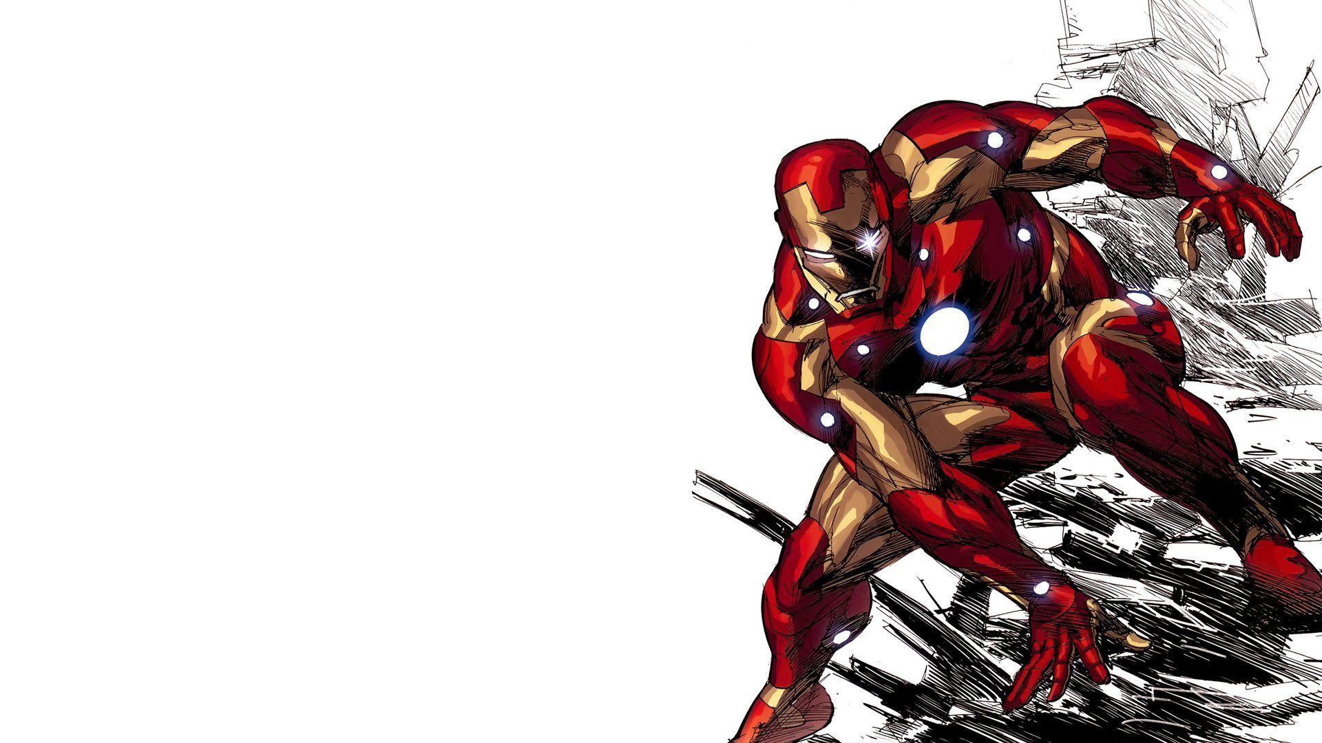 Iron Man Cartoon Wallpapers Wallpaper Cave