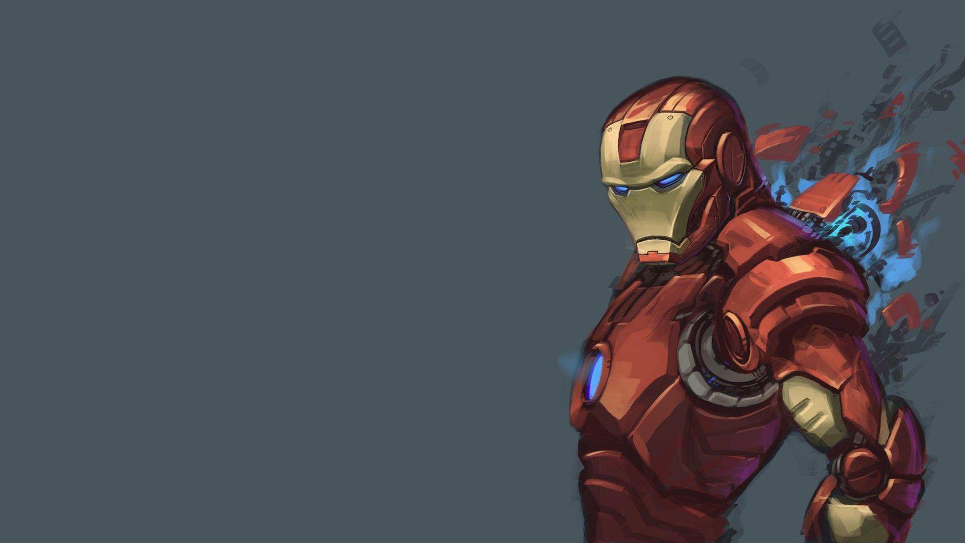 Iron Man Cartoon Wallpapers Wallpaper Cave