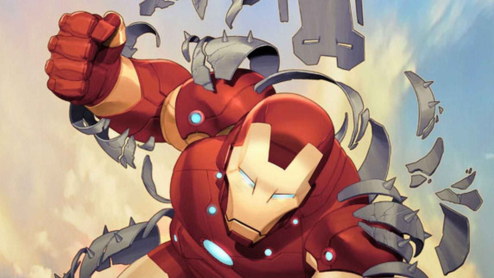Iron Man Cartoon Wallpapers Wallpaper Cave