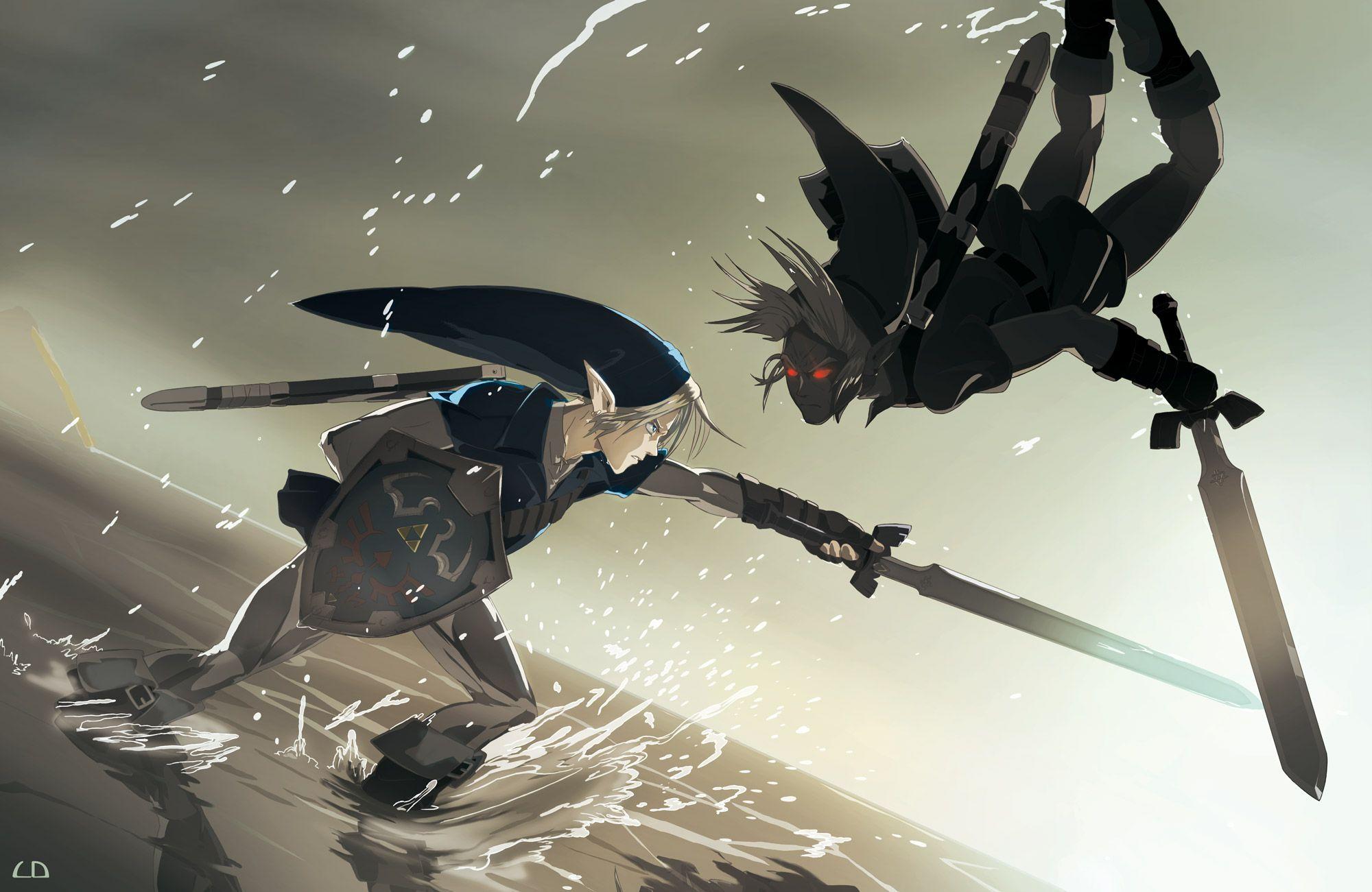 Dark Link Vs Link Wallpapers HD Wallpaper Cave