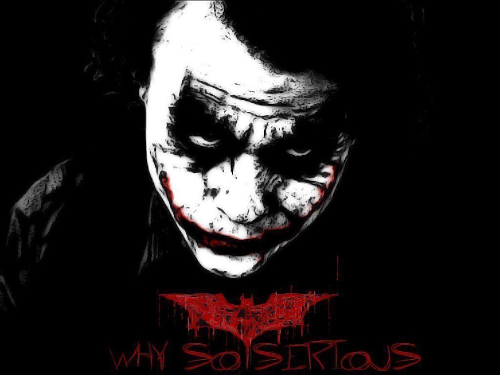 The Joker Wallpapers Why So Serious Wallpaper Cave