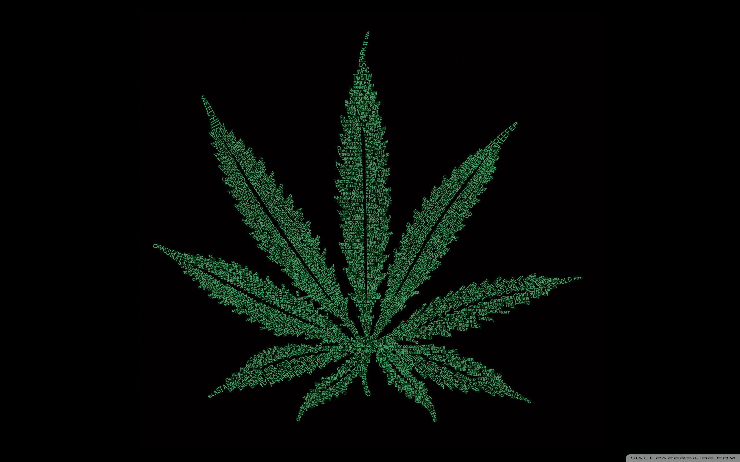 Marijuana Leaf Wallpapers HD Wallpaper Cave