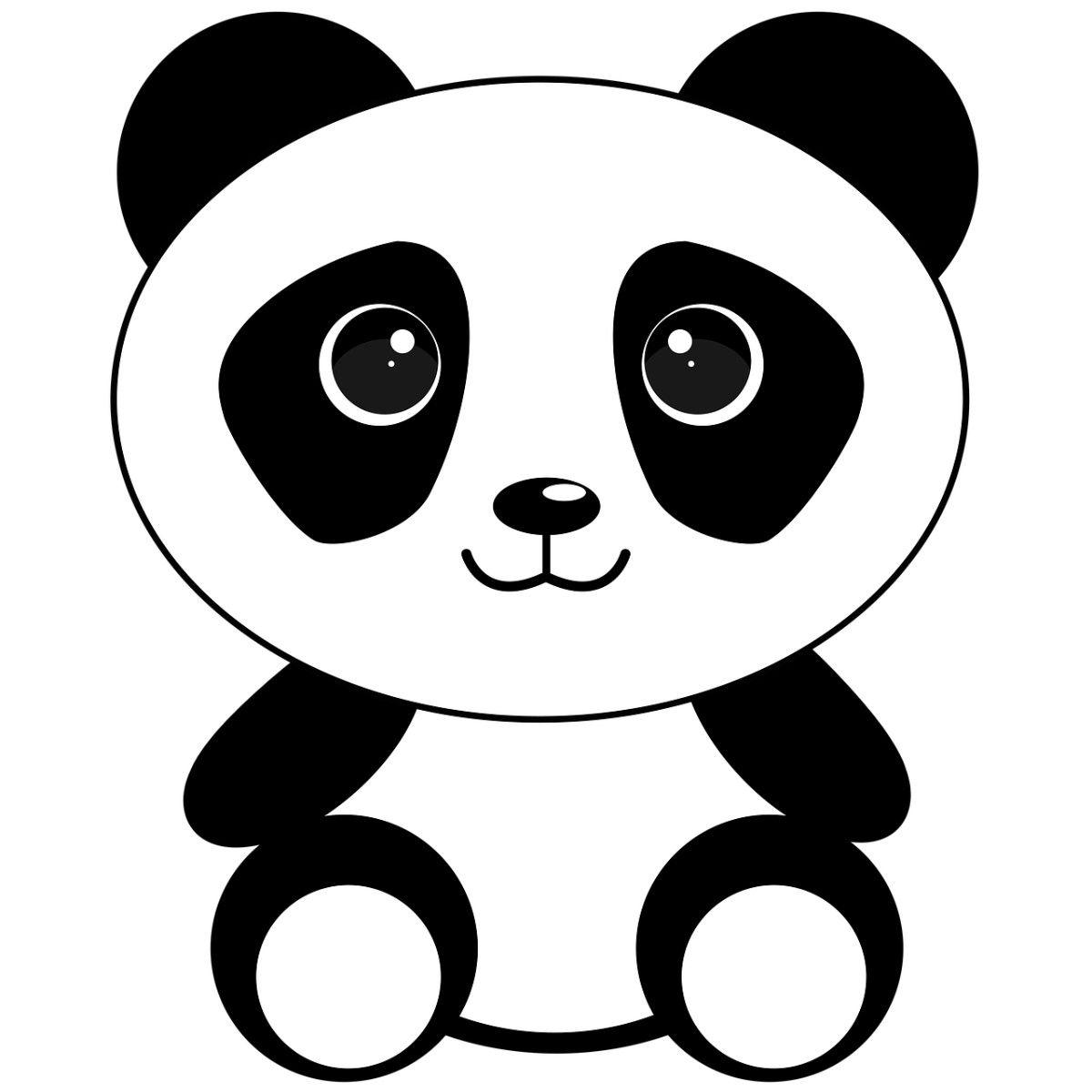Black And White Panda Wallpapers Wallpaper Cave