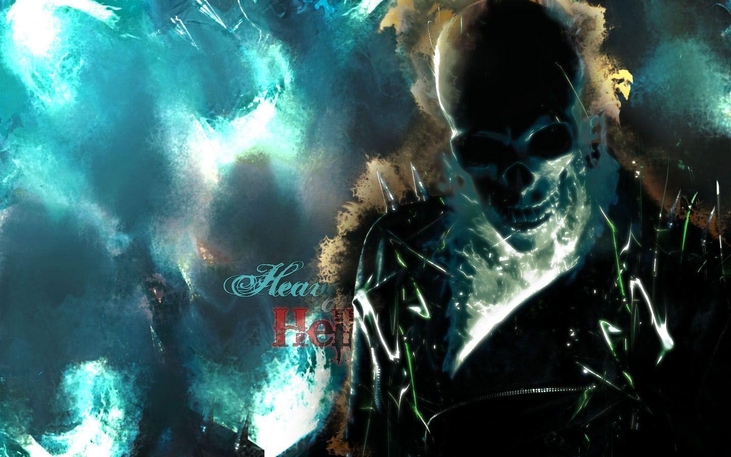 Ghost Rider Blue Flame Wallpapers Wallpaper Cave