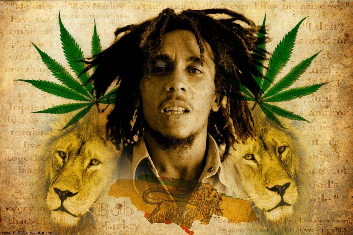 Bob Marley Lion Wallpapers Wallpaper Cave