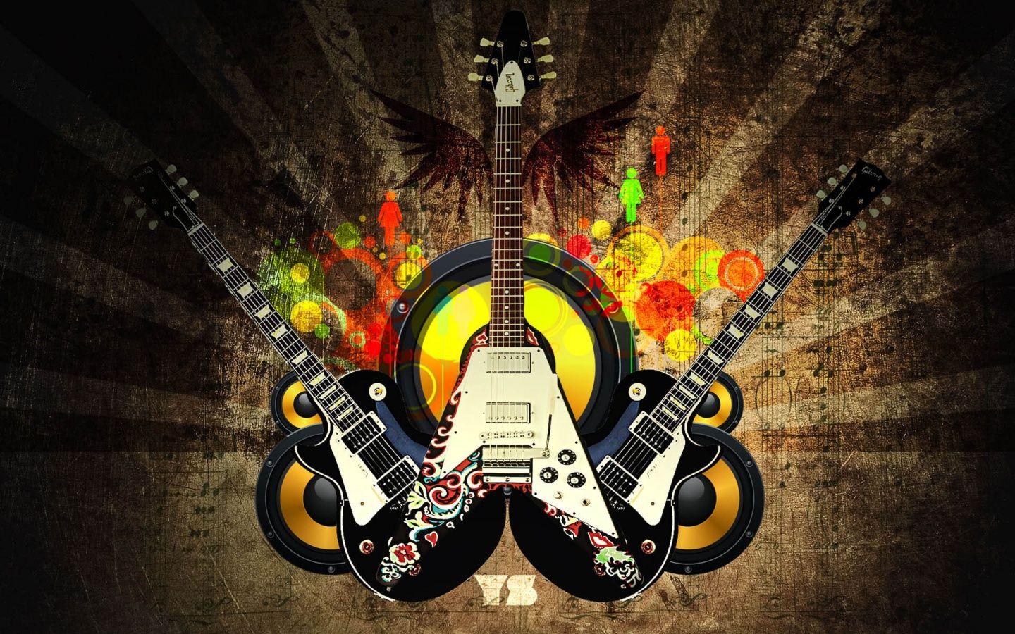 Abstract Guitar Wallpapers Wallpaper Cave
