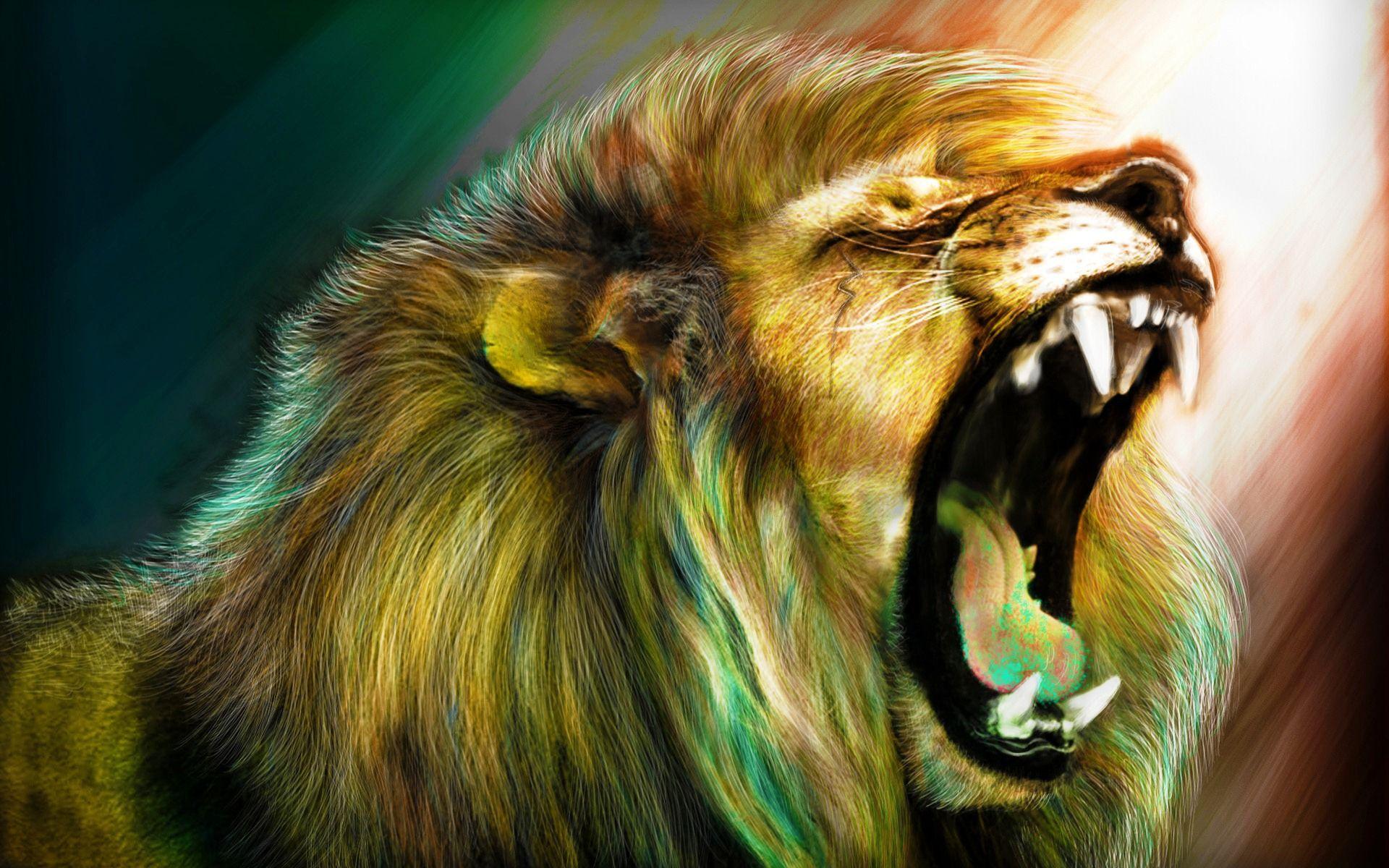 Angry Lion Face Wallpapers Wallpaper Cave