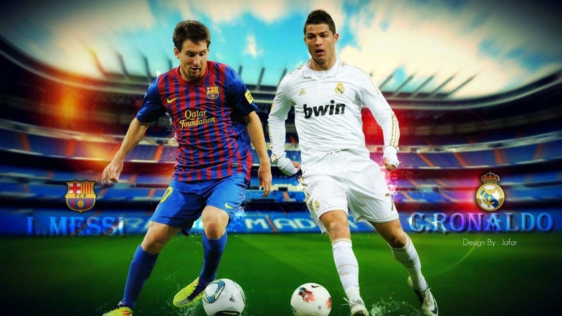Messi And Ronaldo Wallpapers Wallpaper Cave