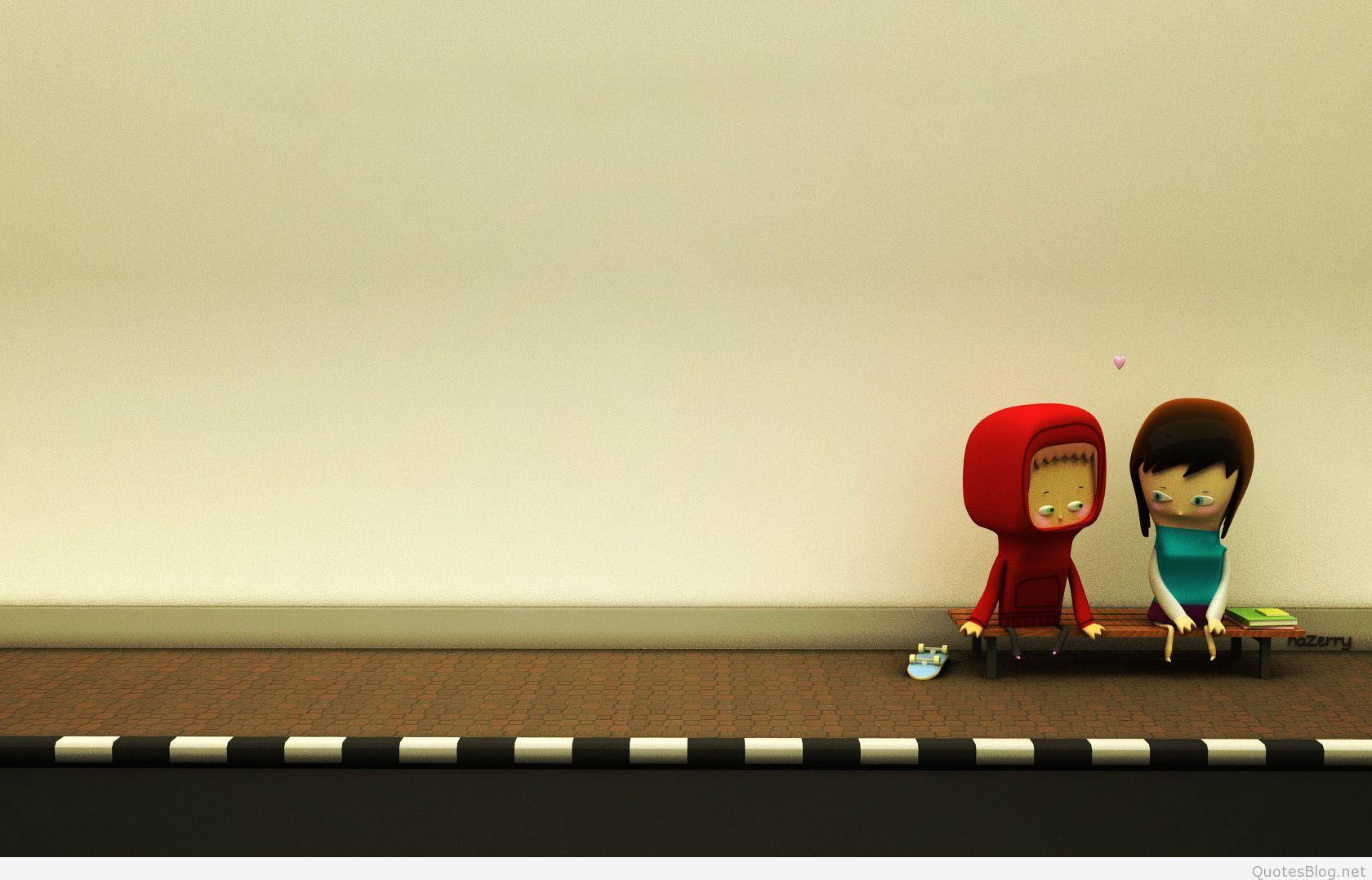 Cartoon Love HD Wallpapers Wallpaper Cave