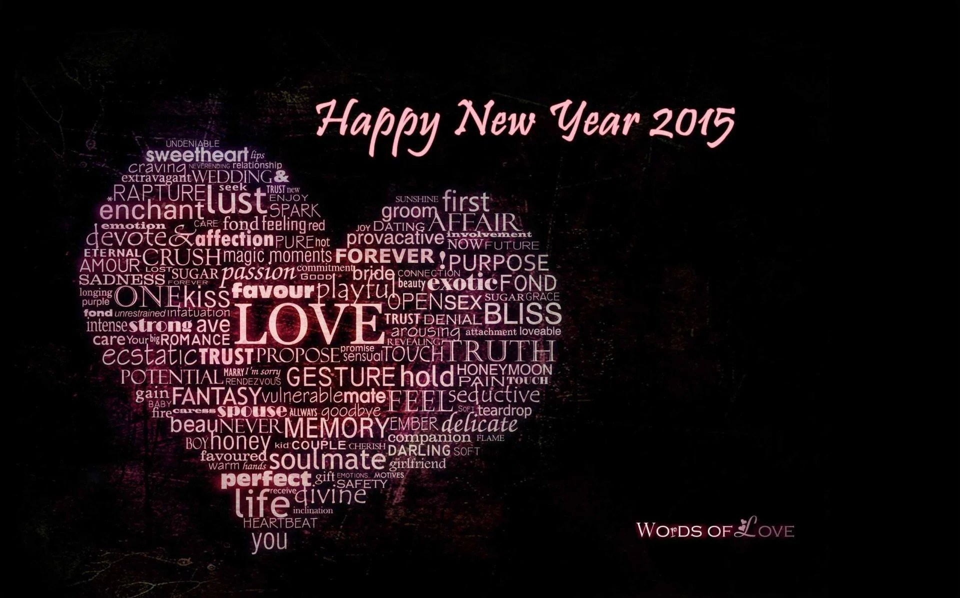Happy New Year Love Wallpapers Wallpaper Cave