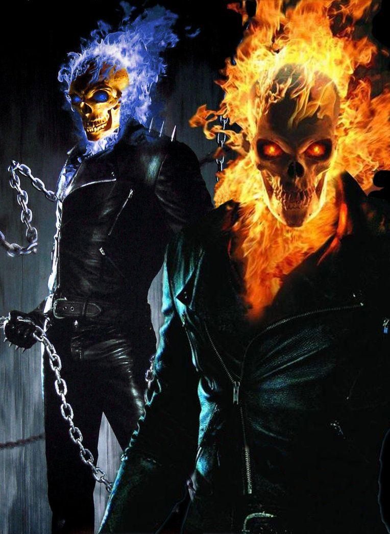 Ghost Rider Blue Flame