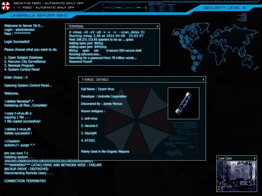 Umbrella Corp Login Wallpapers HD Wallpaper Cave