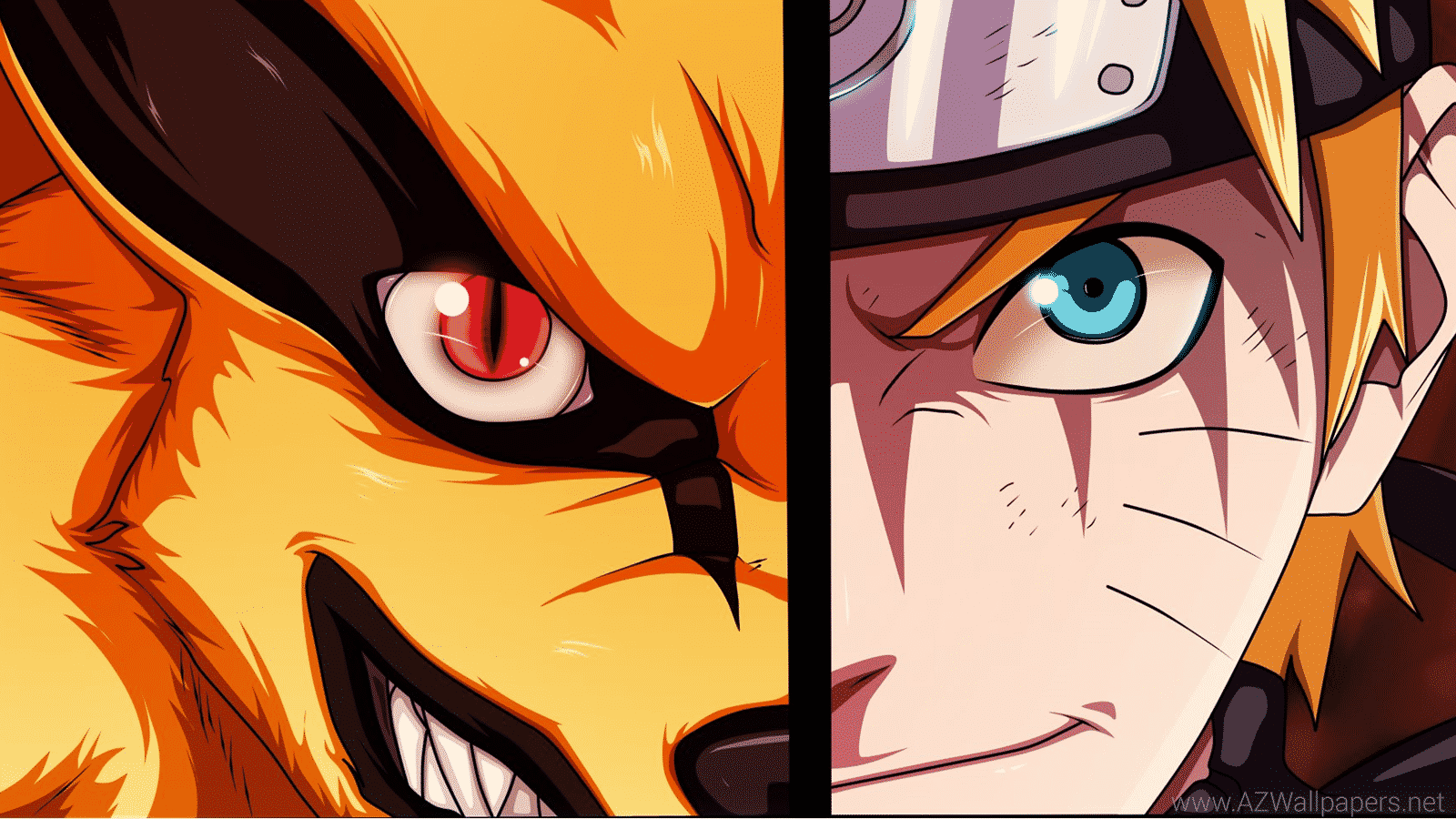 746 Wallpaper Naruto Dan Kurama Hd My