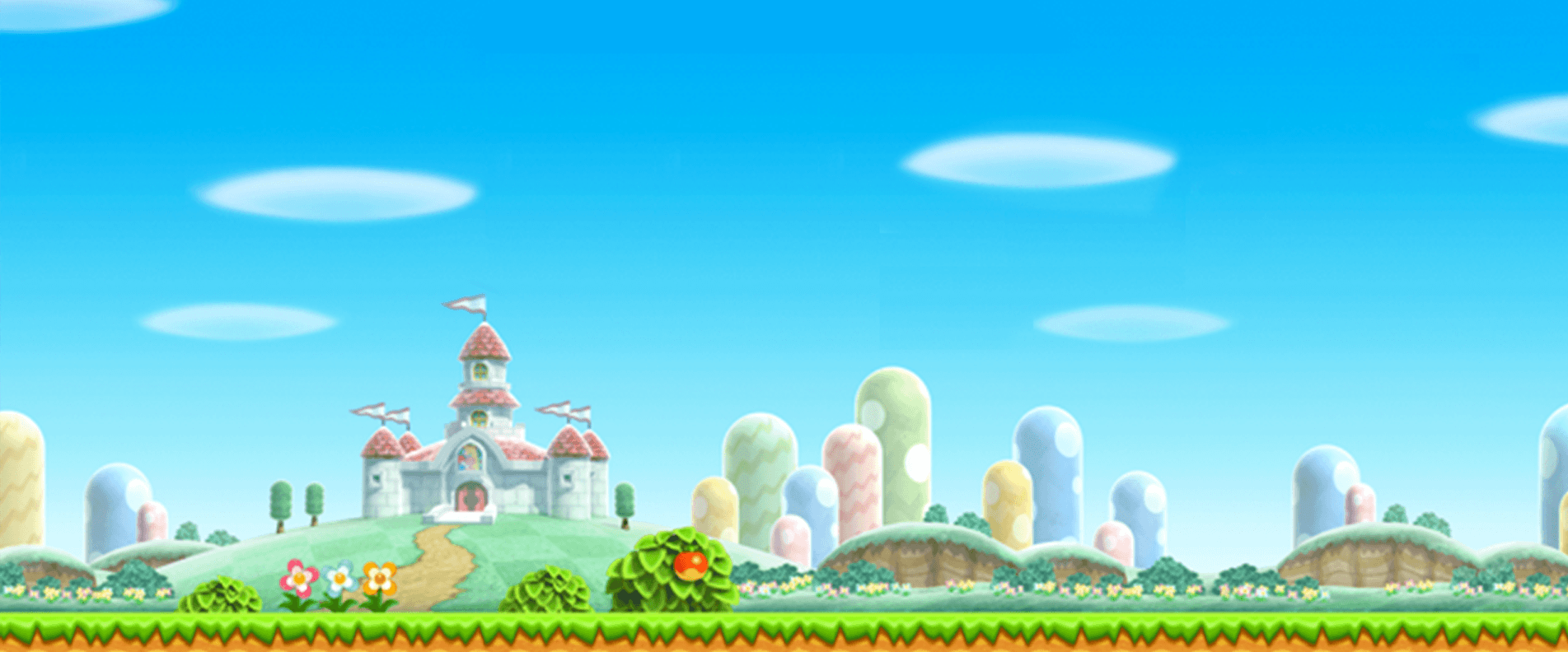 Super Mario Level Custom Backgrounds