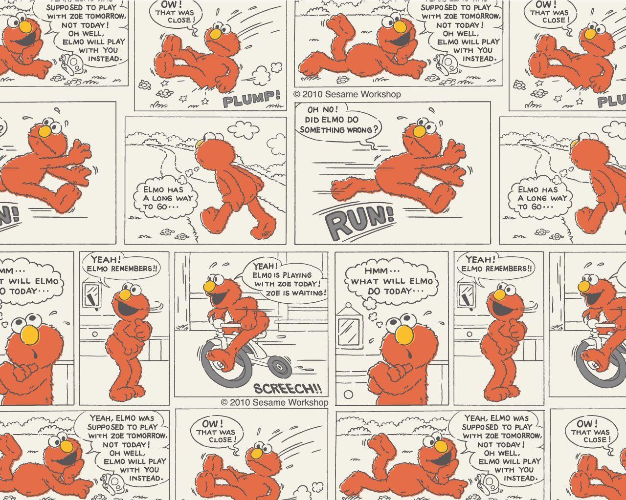 Elmo Blue Wallpapers Wallpaper Cave