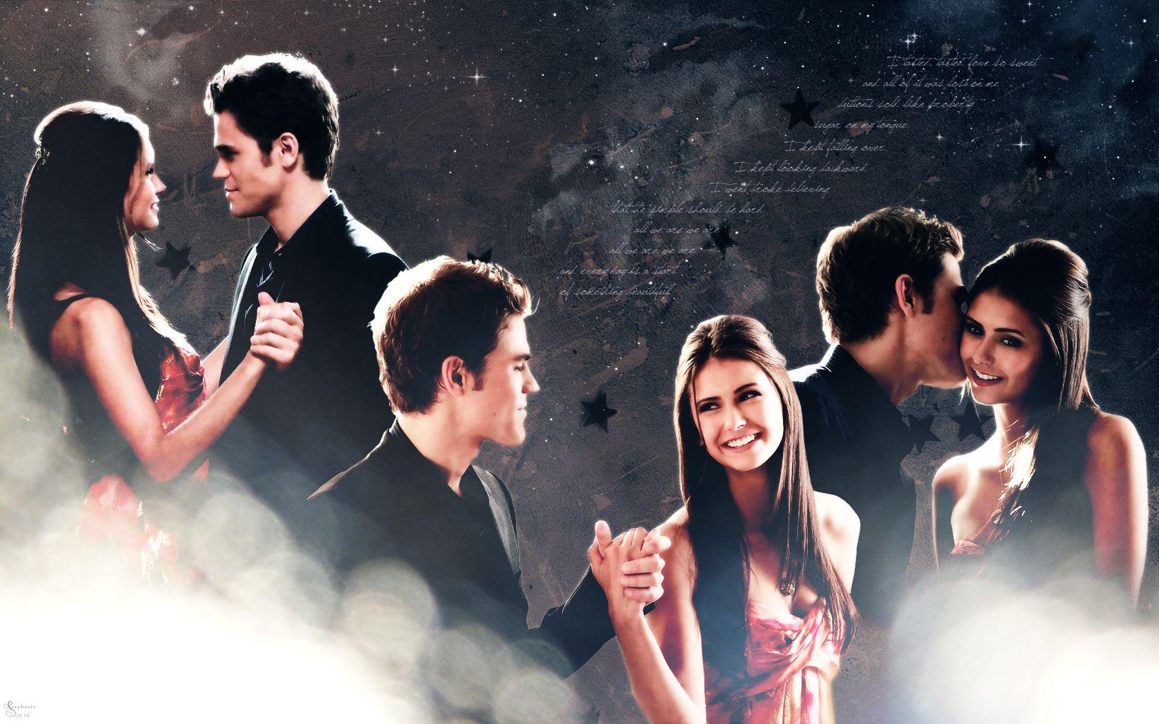 Vampire Diaries Stefan And Elena Wallpapers Wallpaper Cave