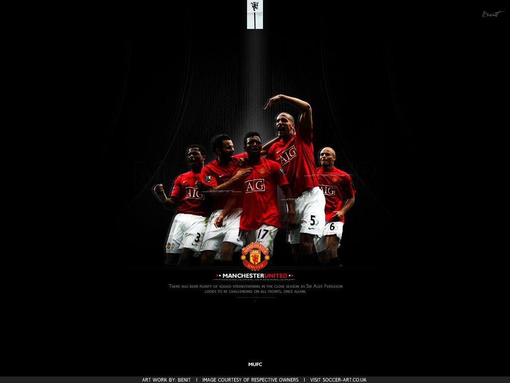 Manchester United Wallpapers Black Wallpaper Cave