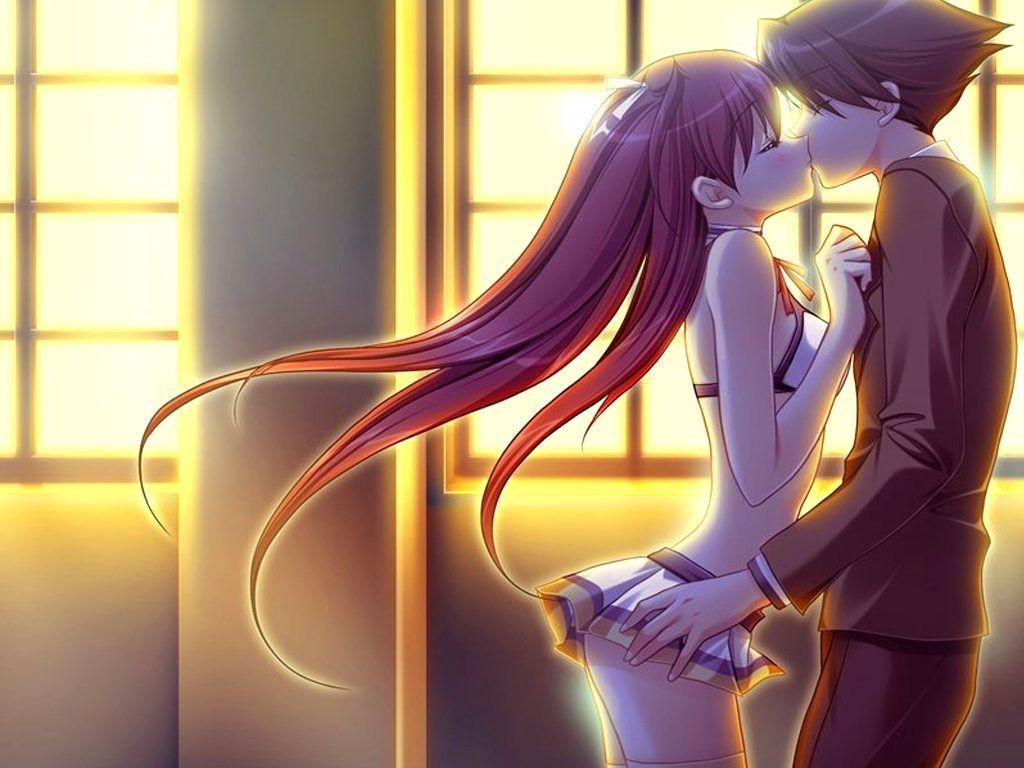 Anime Kissing Wallpapers Wallpaper Cave