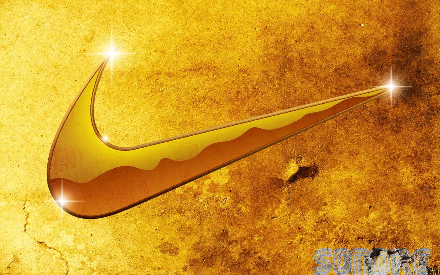 Gold Nike Wallpapers Wallpaper Cave