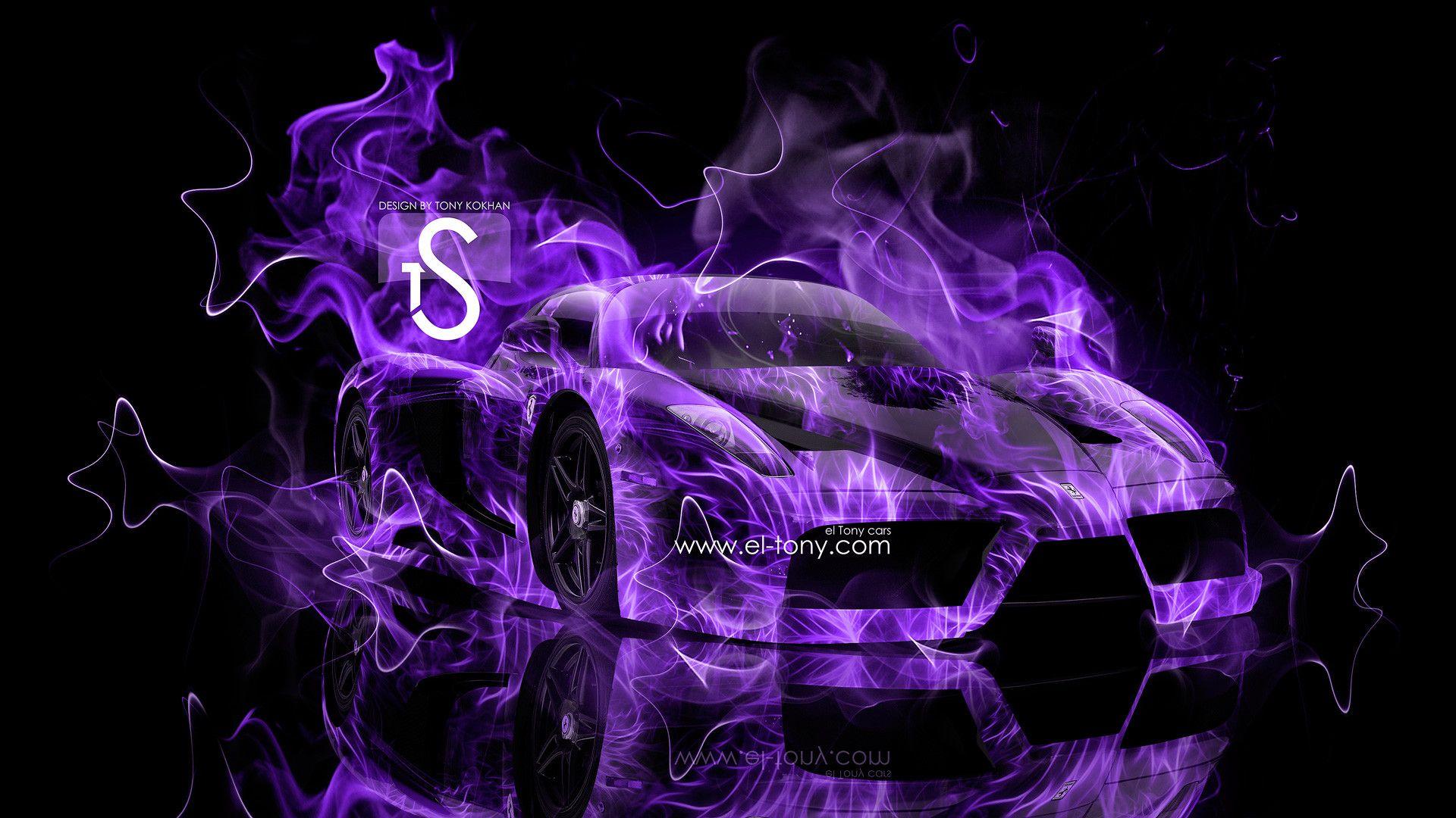 Purple Fire Wallpapers Wallpaper Cave