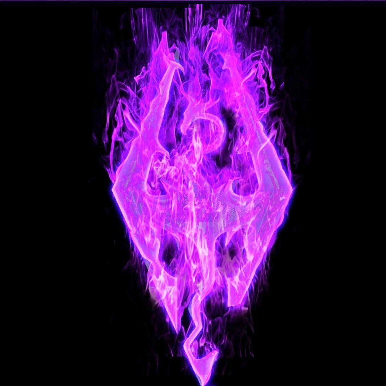 Purple Fire Wallpapers Wallpaper Cave